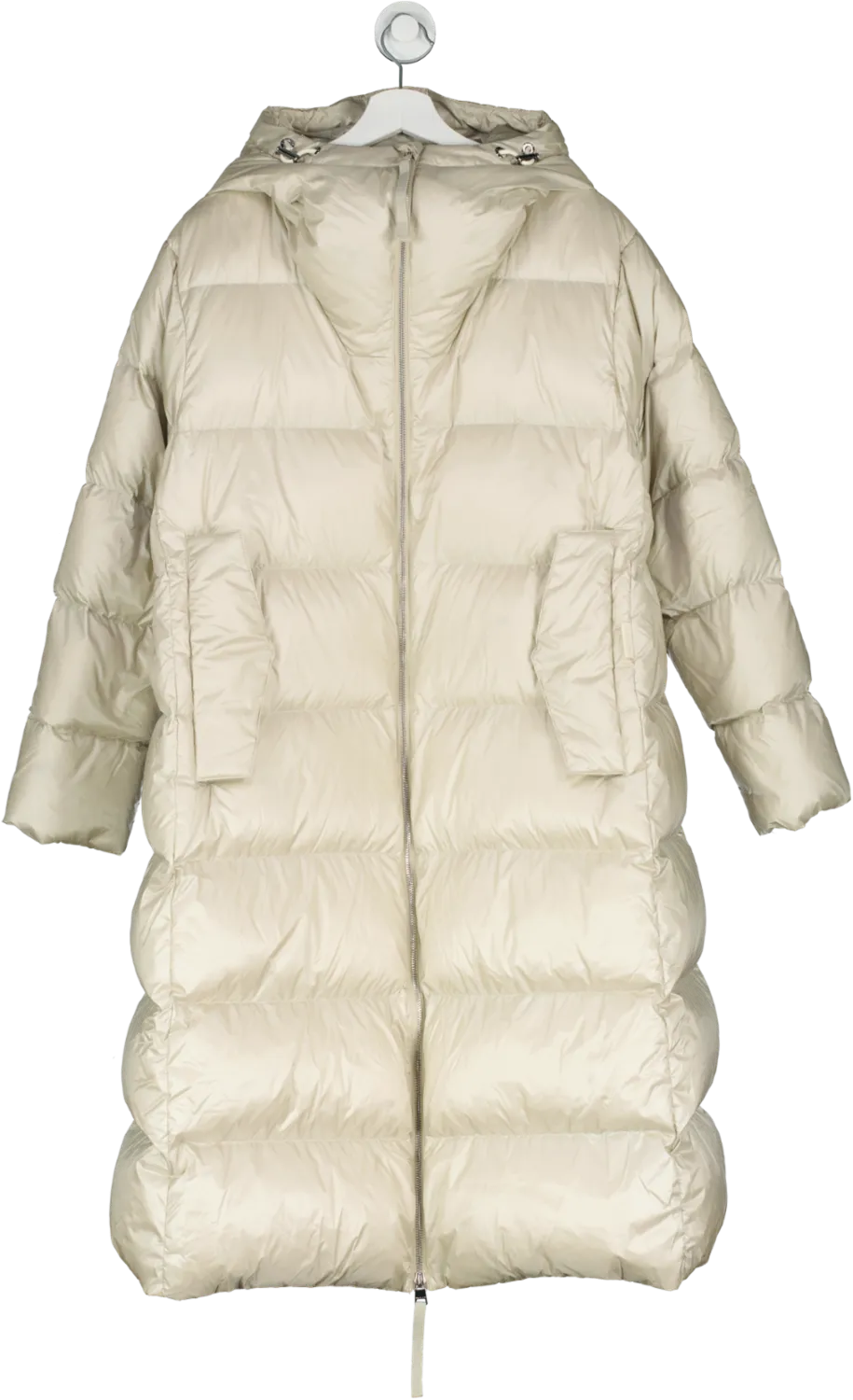 Varley Beige Payton Puffer Coat UK L