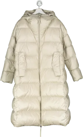 Varley Beige Payton Puffer Coat UK L