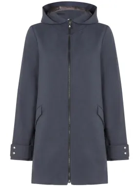 Vegan Wool Hooded Coat