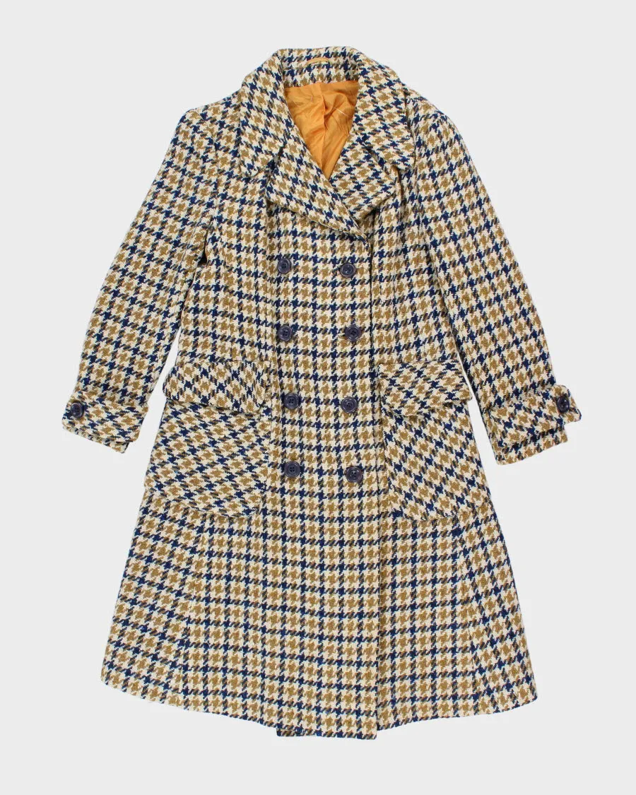 Vintage Donegal Handwoven Tweed Coat - M